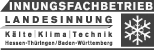 Logo Innungsfachbetrieb Landesinnung Kälte | Klima | Technik Hessen / Thüringen / Baden-Württemberg