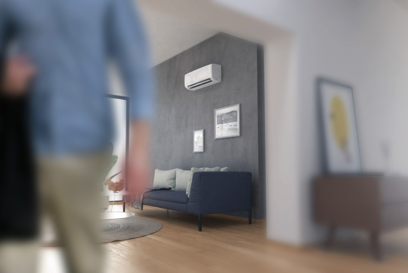 Bild zu Wohnbeispiel 4 Hitachi Klimagerät