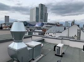 Küchenabluft für eine Bäckerei in Frankfurt - Klimaberatung GmbH